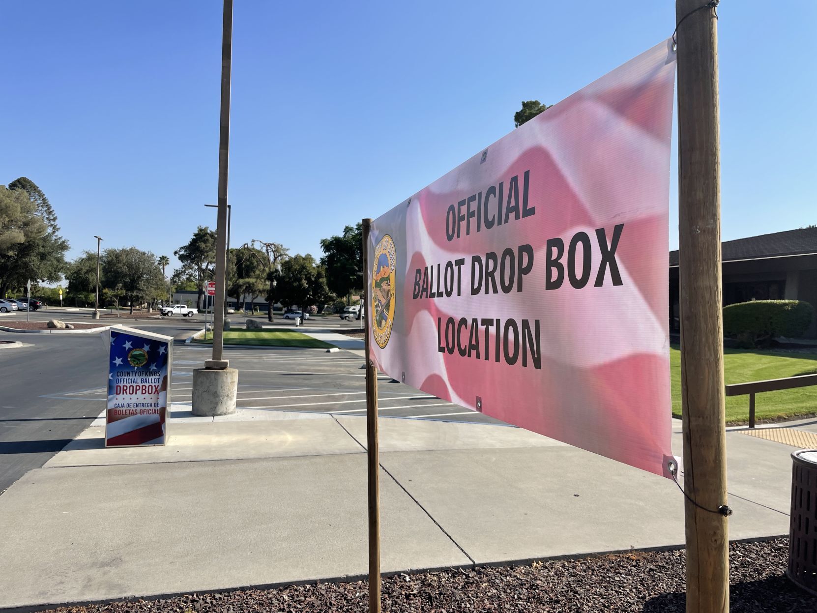 Ballot box in Hanford